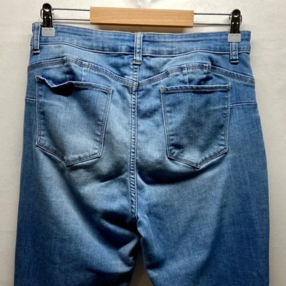Wax Jean Butt I Love You Denim Jeans Women’s 13/31 Super Stretch‎ High Waist